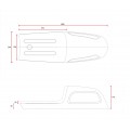 C-Racer "V Classic" Universal Cafe Racer Seat and Tail Fairing - SCR13